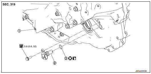 Nissan Rogue Service Manual Output Speed Sensor Removal And